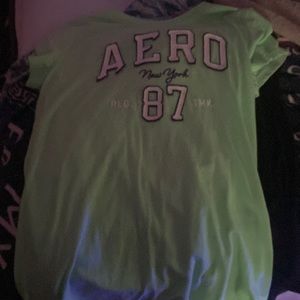 im selling a areo new york shirt its a kinda teal color